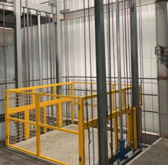 金昌导轨式升降机一般加工周期